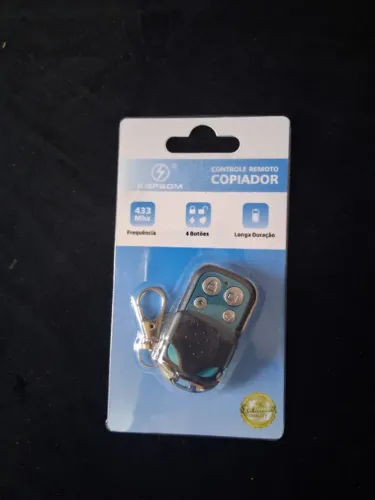 Controle Remoto Copiador Clonador 433MHz Portão Eletrônico 4 Botões Universal Duplicador