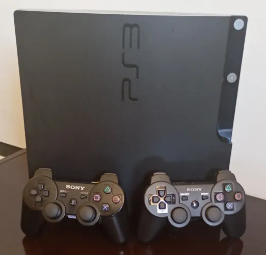 PS3 Play Station 3 Desbloqueado com 2 Controles + 60 Jogos