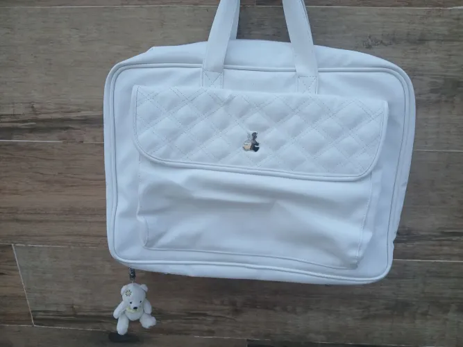 Bolsa Maternidade espaçosa mala Gucci/Paola da Vinci 