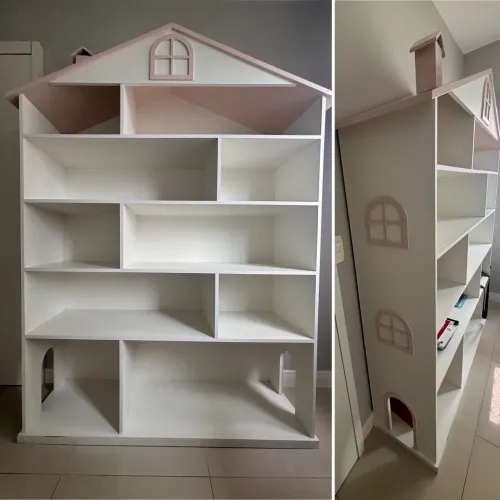 Estante em formato de casinha