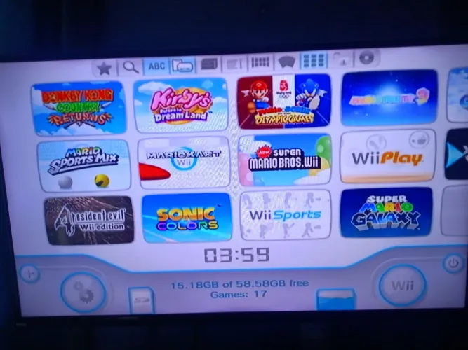 Nintendo Wii completo desbloq.