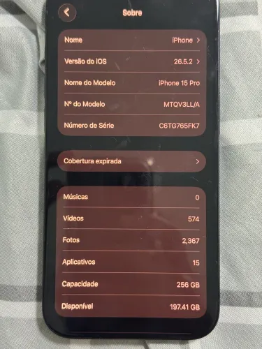IPHONE 15 PRO 256gb AZUL