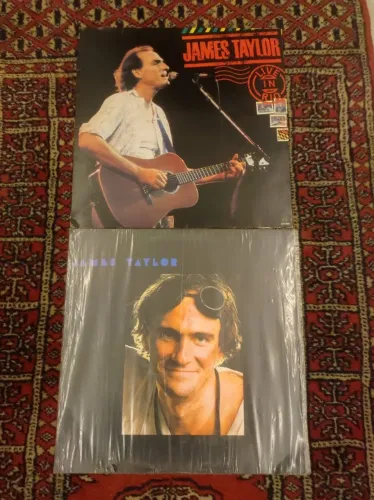 2 LPs James Taylor - Lote Colecionador | O Mestre do Soft Rock Americano