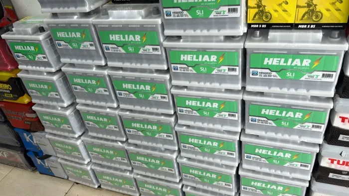 Bateria heliar 60Ah 2 anos de garantia 