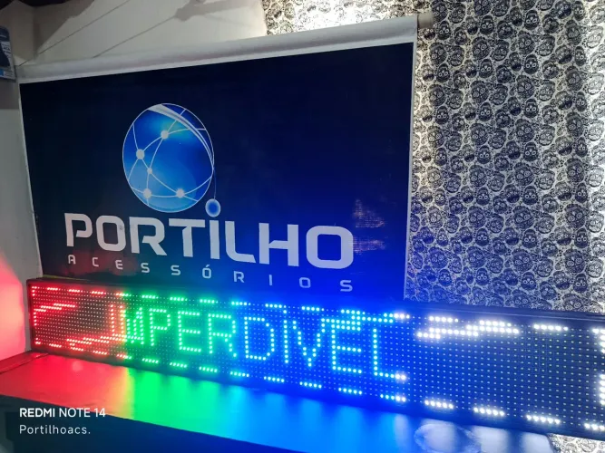 Painel LED RGB grande para divulgação de produtos e serviços / MEGA OFERTA