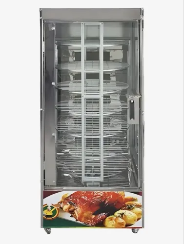Assador de frango com 8 prateleiras - aprox. 120kg - 60 frangos