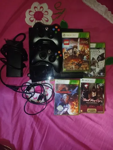 Xbox 360 Slim 500GB Não Desbloqueado 