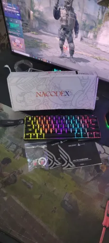 Teclado Mecânico Ajazz NK68  Switch Red