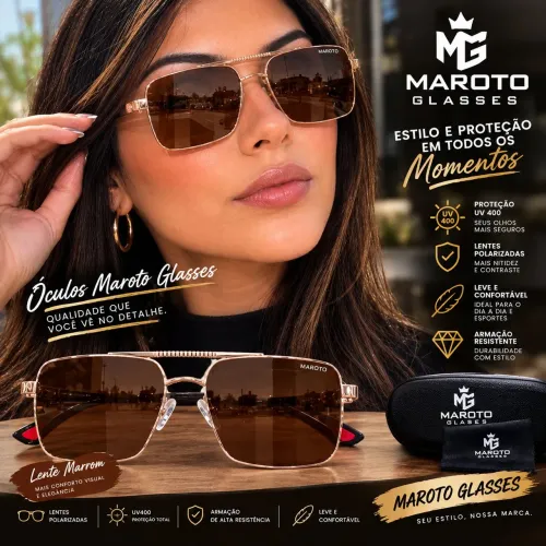 Óculos feminino polarizado