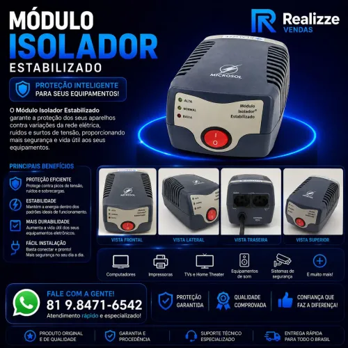 Módulo Isolador Estabilizado Microsol