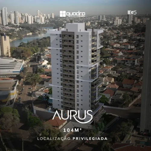 Lançamento Quadra - Aurus - Apartamento com 3 dormitórios 1 suíte e 2 demi-suítes à venda,