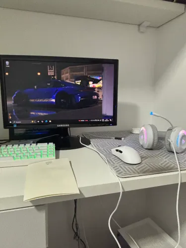 SETUP GAMER FULL WHITE COMPLETO - PRONTO PRA USAR - COM TODOS PERIFERICOS