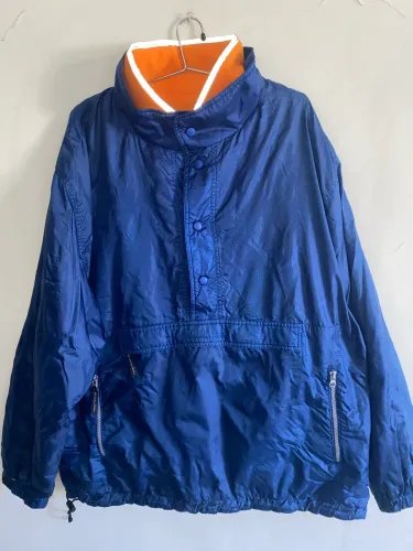 jaqueta de frio azul