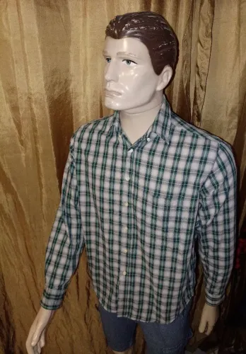 Camisa xadrez masculina adulto - algodão N.2