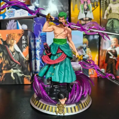 Action Figure Zoro (One Piece)® 21 cm | Estátua Colecionável