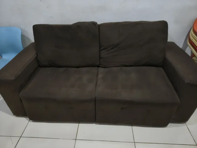 Sofá retrátil 3 lugares