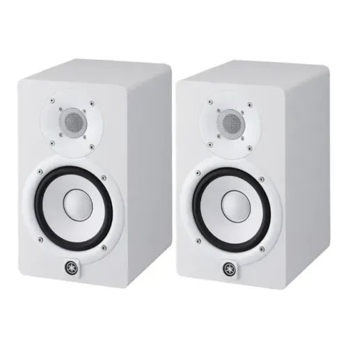 Yamaha HS8 PAR Branco Monitor de Referência para Estúdio 120w RMS