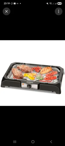 Churrasqueira Elétrica Mondial CH-05 1800W - Nova na Caixa - 110V