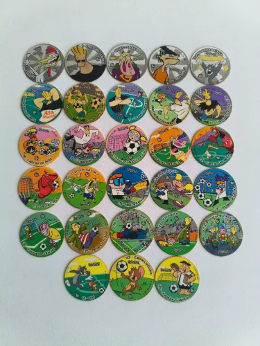 Tazos Copa Toon Elma Chips Original - Coleção Incompleta 