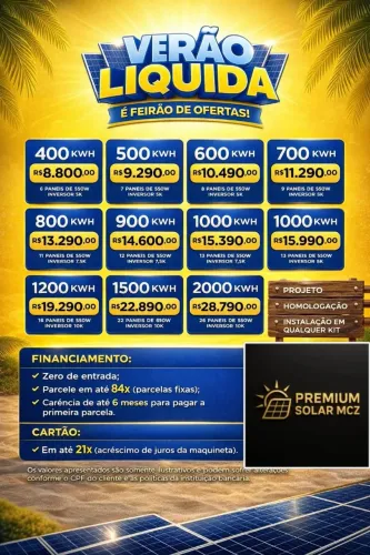 Energia solar Maceió 