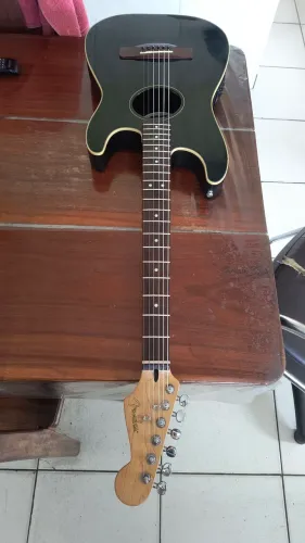 Violão fender stratacústic flat standart black