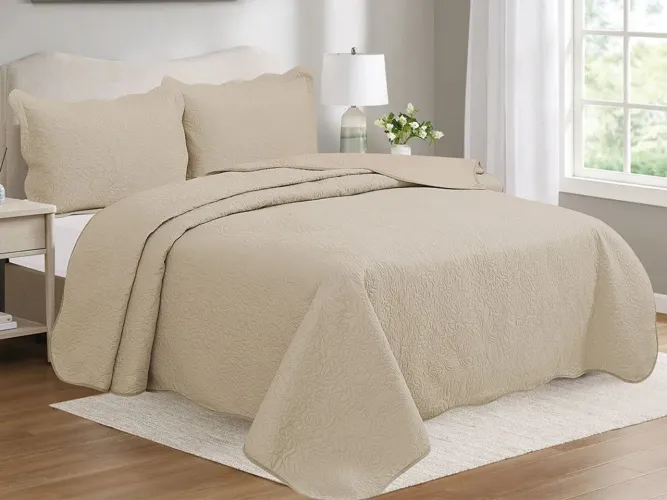 Colcha de cama casal kit 3 peças promoção
