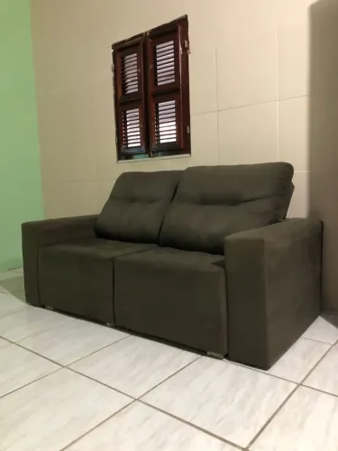 02 Sofás 2 lugares retrátil 