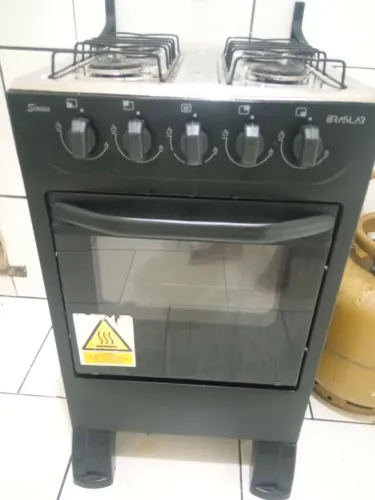 Fogão Braslar Preto Em Perfeito Estado