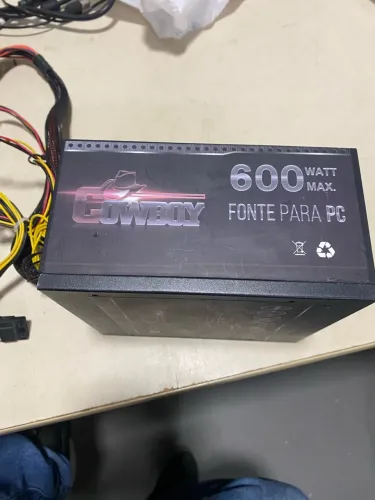 FONTE GAMER COWBOY 600W