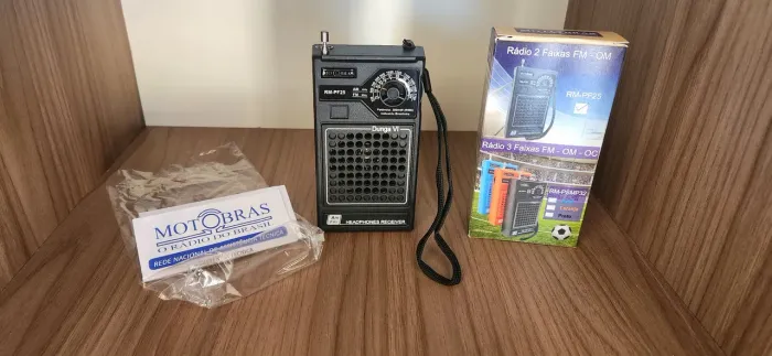 Rádio Motobras Dunga VI - Novo e sem uso - Dunga 6 - Radinho de Pilha - Raridade
