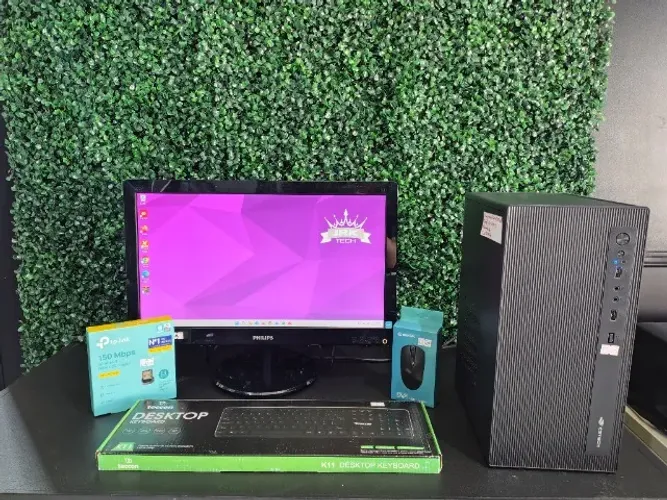 Setup Completo C3 Tech Com Monitor 20 Polegadas, Processador I5 Com Wifi