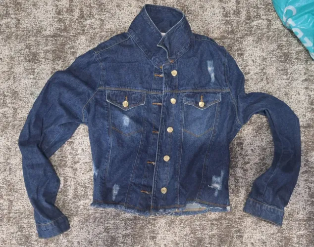 Jaqueta Jeans Feminina - Tamanho M