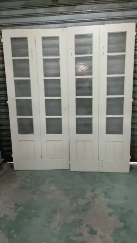 Porta camarão de 4 folhas em vidro