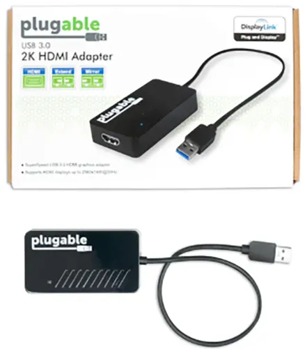 Adaptador USB 3.0 Para HDMI 2K Plugable Mac M1 M2 M3 Windows