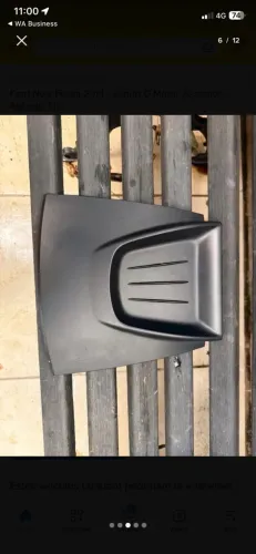porta objeto moldura superior new fiesta