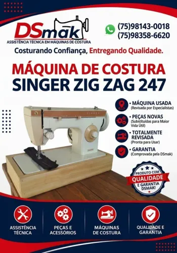 Máquina de costura Singer Zig Zag 247