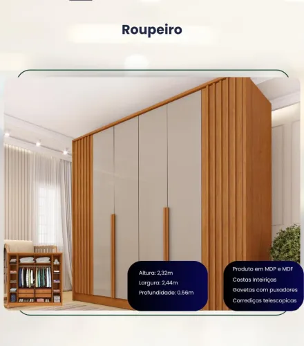 Guarda roupa Guarani tcil