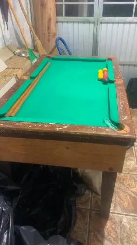 Mesa de sinuca completa de 1,65x0,96
