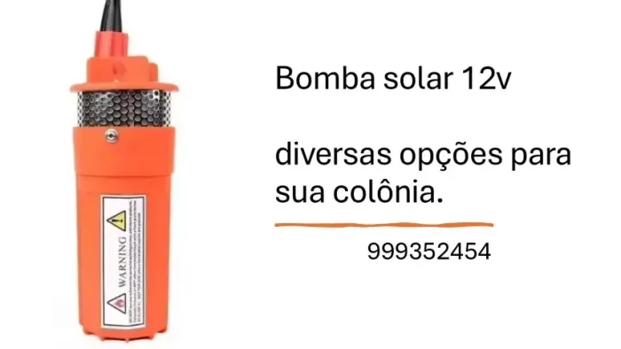 Bomba solar diversas 12v