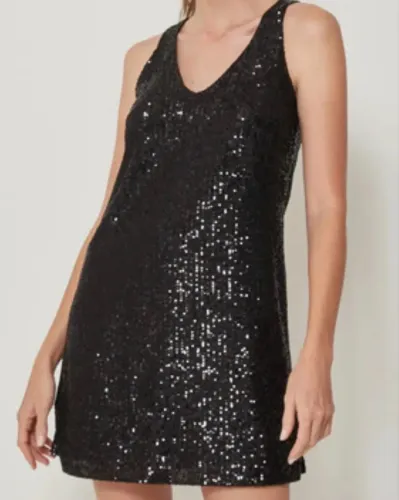 Vestido paete curto ótimo estado