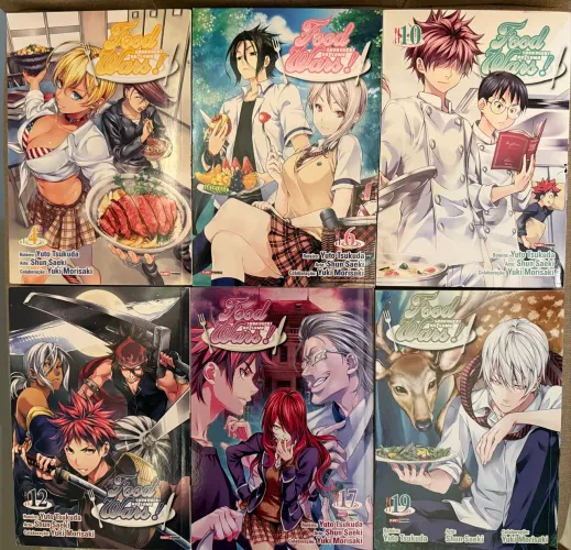 kit mangas food wars