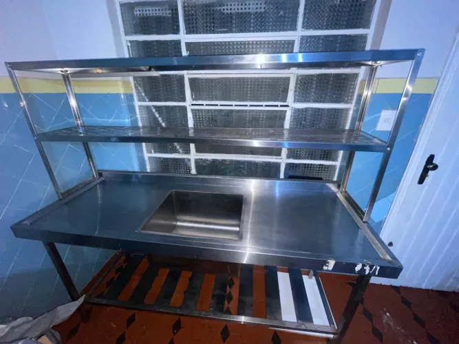 Pia Inox para restaurante