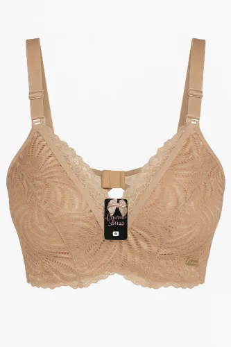 Sutiã Amamentação Renda Click Gestante Charme Delas G Novo