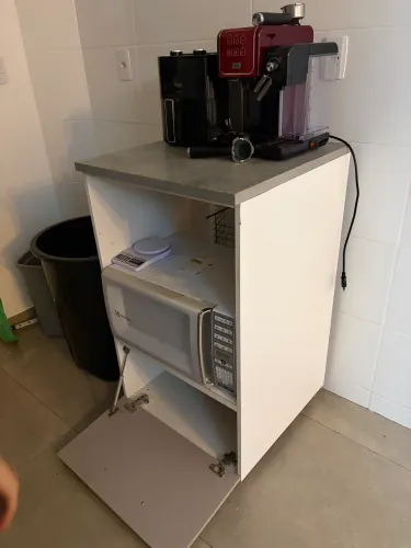Balcão Cooktop para Microondas E Forno