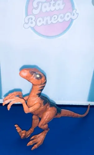 Boneco dinossauro velociraptor delta Mattel