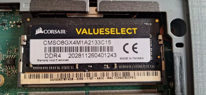 Memória Corsair Valueselect 8gb(1x8gb) 2133mhz Ddr4 Notebook
