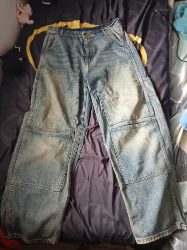 Calca zara carpinteiro baggy