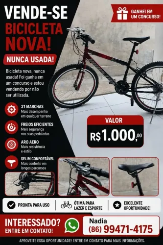 ? BICICLETA PARA ADOLESCENTE - NOVÍSSIMA! ?