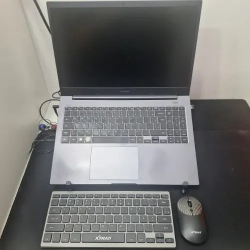 Kit Teclado e Mouse Sem Fio Bluetooth ou Adaptador 