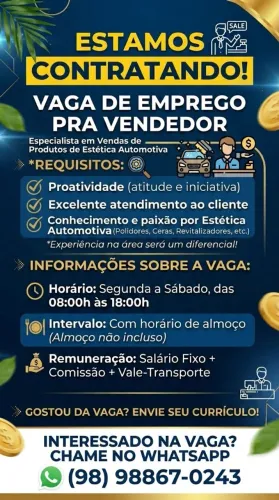 VAGA DE EMPREGO 